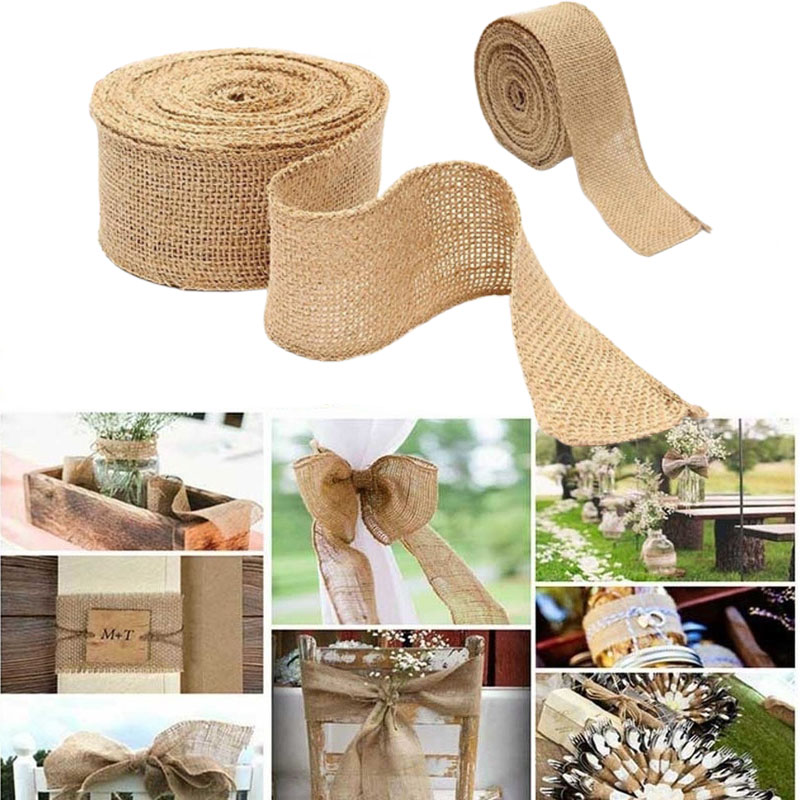 Wedding Supply Rentals - 2M/Cuộn Đay Thiên Nhiên Váy Lót