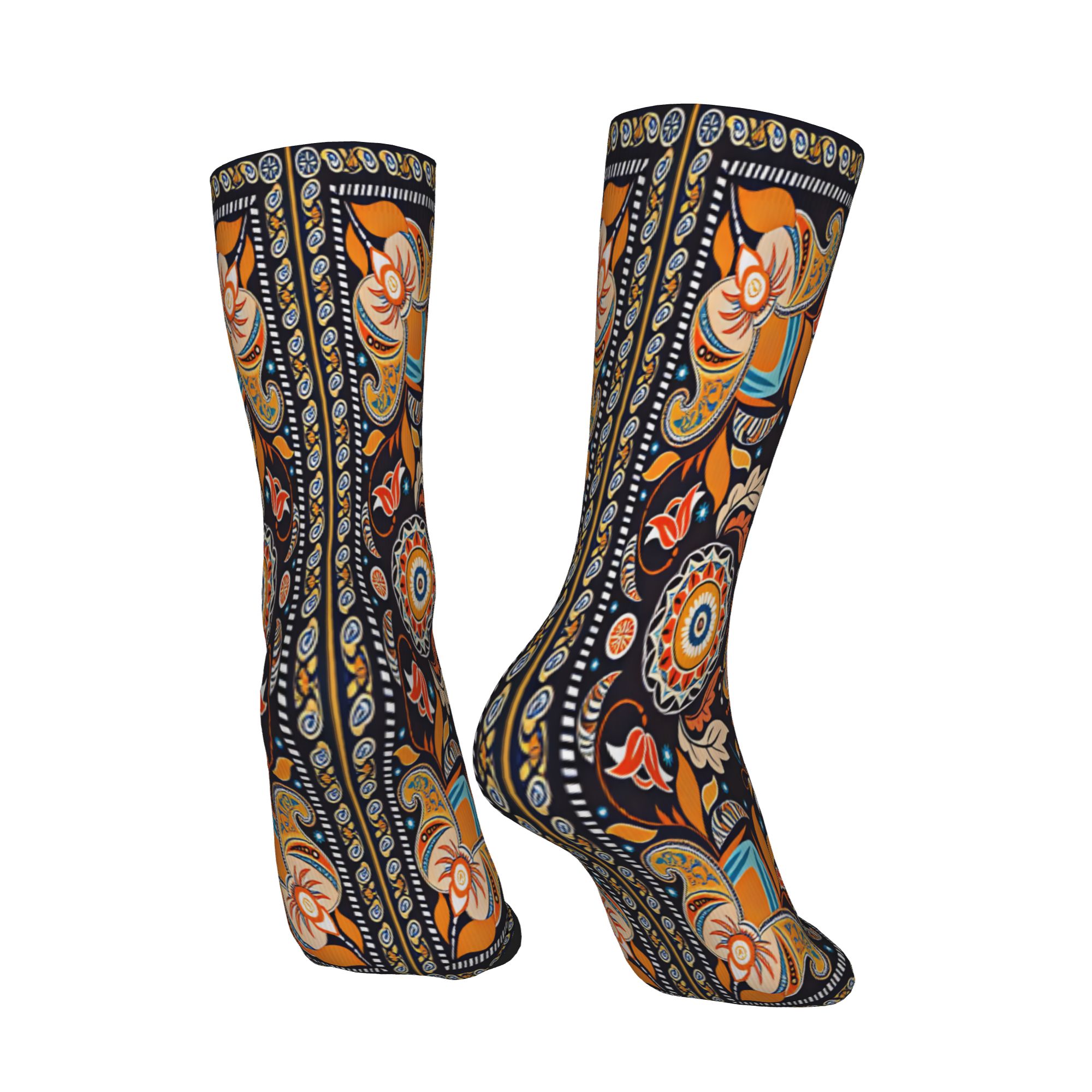 Navy Orange Folk Floral Mandal - đánh giá và giá Good Floral & Wedding Decor Supply