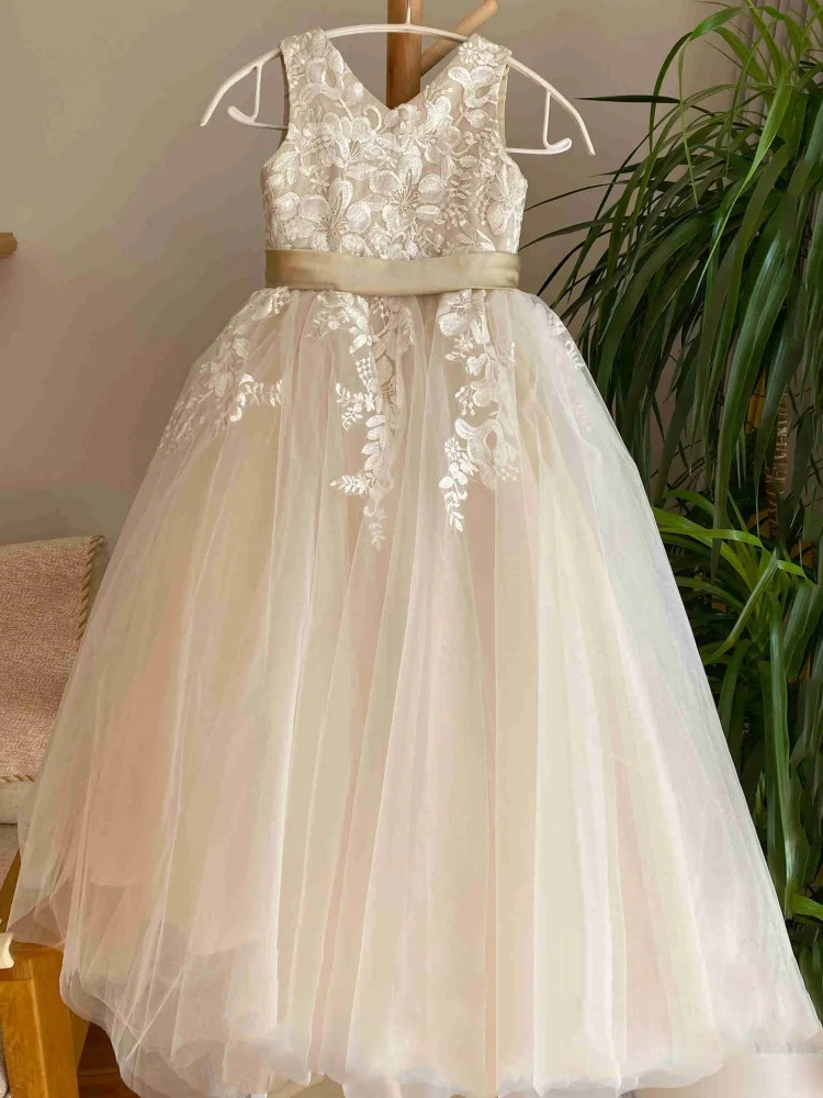 Elegant Flower Girl Dress For  - đánh giá và giá Bridal Sash Ribbon