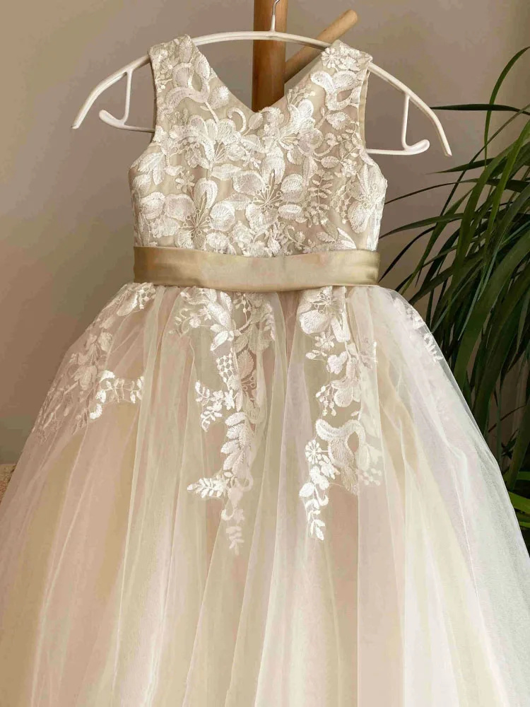 Elegant Flower Girl Dress For  - đánh giá và giá Bridal Sash Ribbon