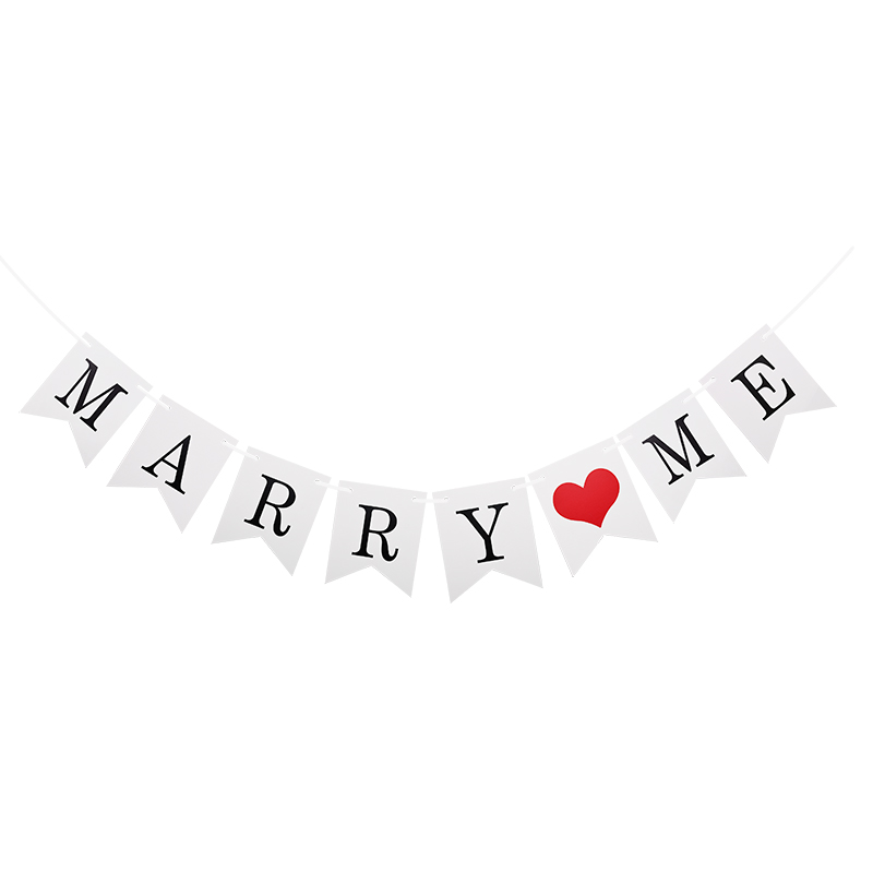 Wedding Marry Me Love Bunting  - đánh giá và giá Wedding Supply Rentals