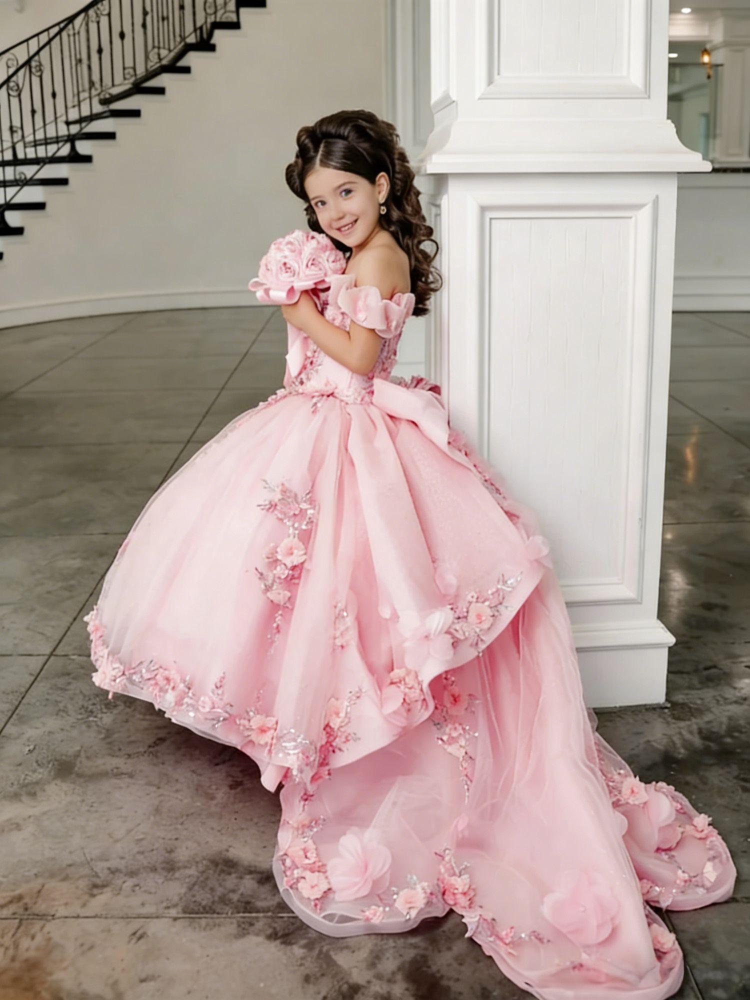 Girl Gown Flower Girl Dress fo - đánh giá và giá Bridal Sash Ribbon