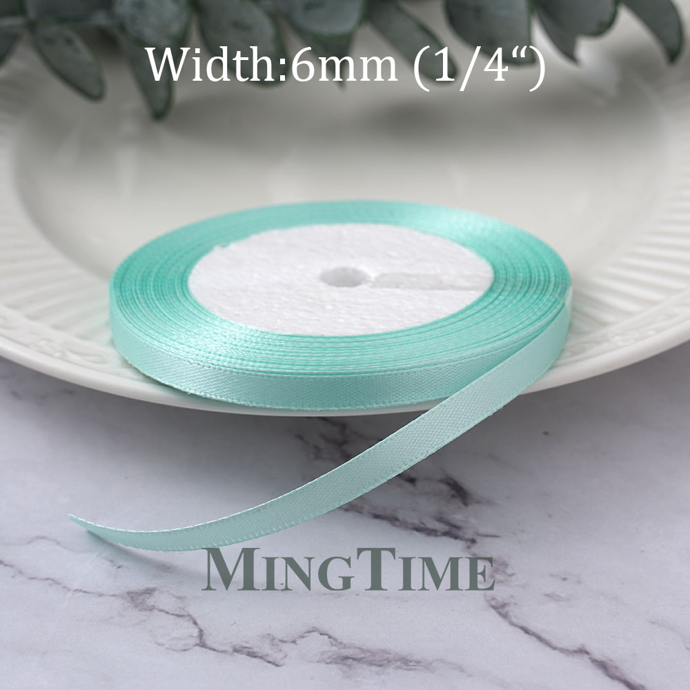 Bạc Hà Xanh Nơ 25 Thước 6Mm 10 - đánh giá và giá Bridal Sash Ribbon