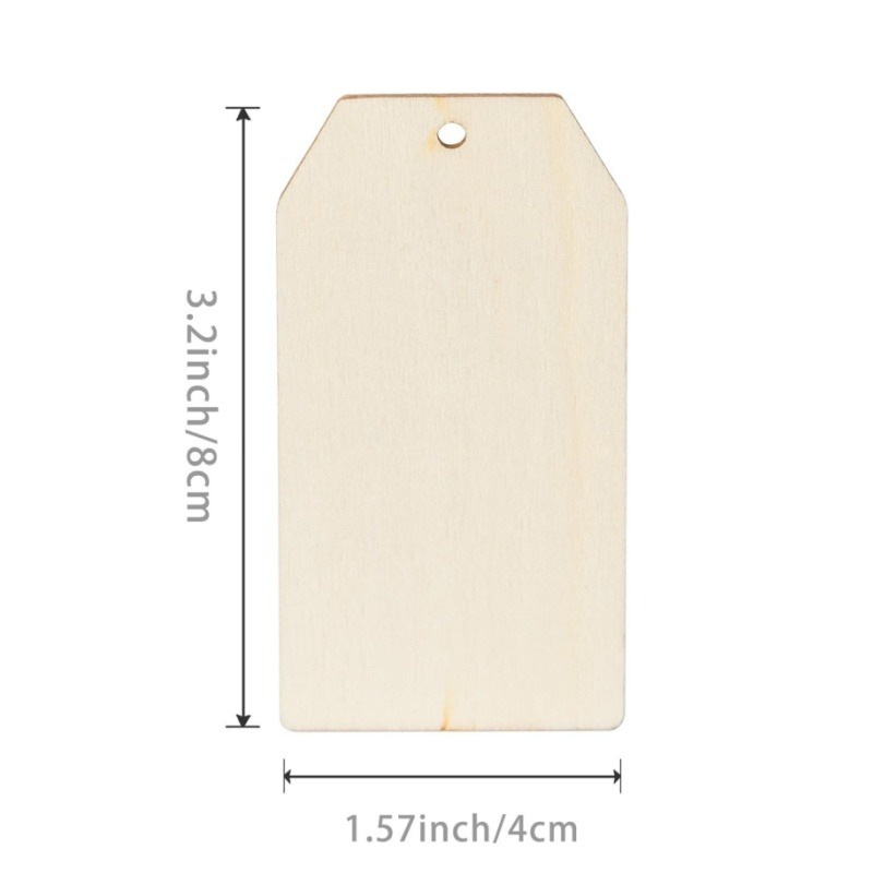 10 Pcs Wooden Gift Tags, Natur - đánh giá và giá Wedding Supply Rentals
