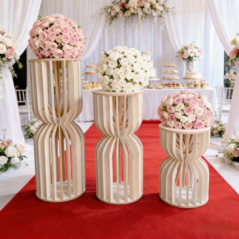 Wooden Roman Column Wedding Fl - đánh giá và giá Wedding Supply Rentals
