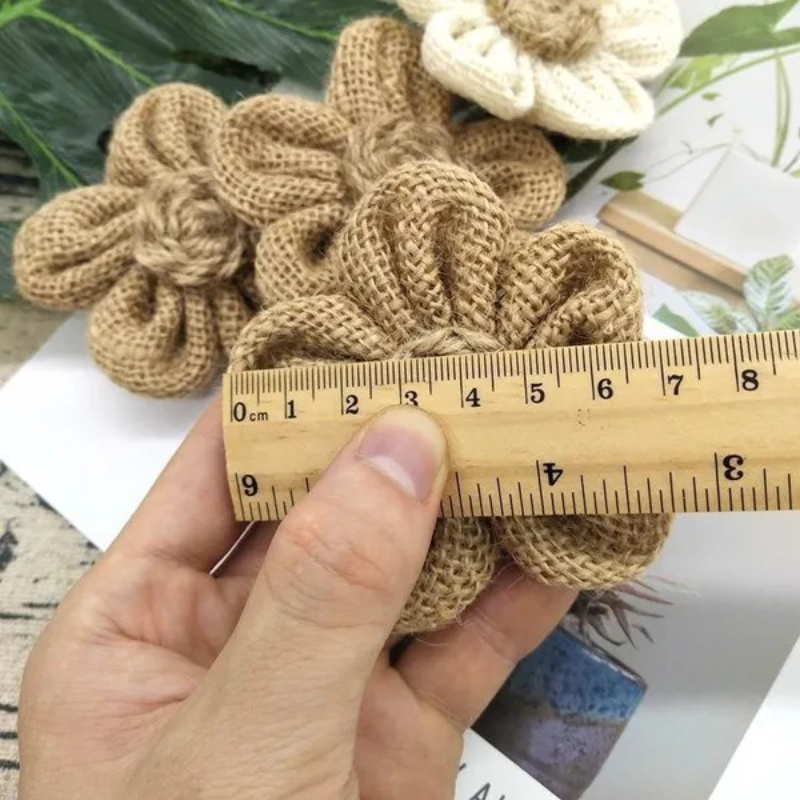 10Pcs Handmade Natural Jute Bu - đánh giá và giá Wedding Supply Rentals