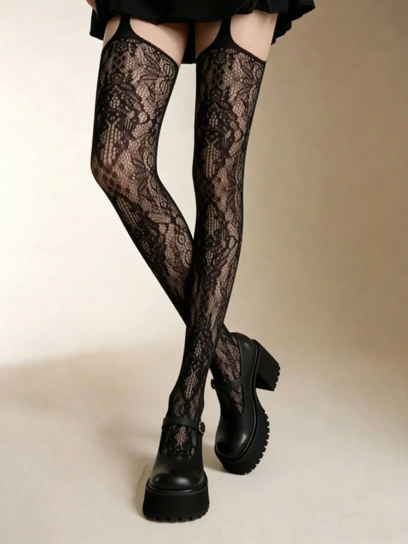 3 Pairs Floral Strappy Fishnet - đánh giá và giá Good Floral & Wedding Decor Supply