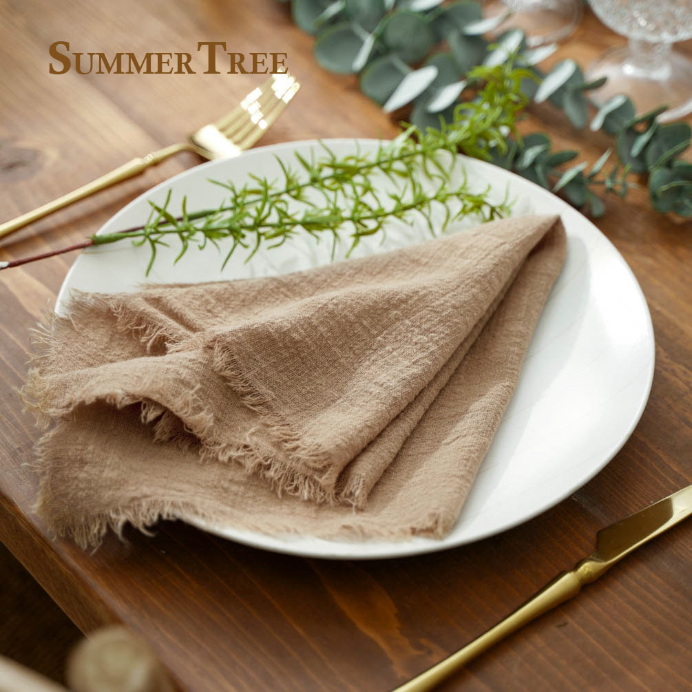 12pcs Retro Napkins 42x42cm Ru - đánh giá và giá Wedding Supply Rentals