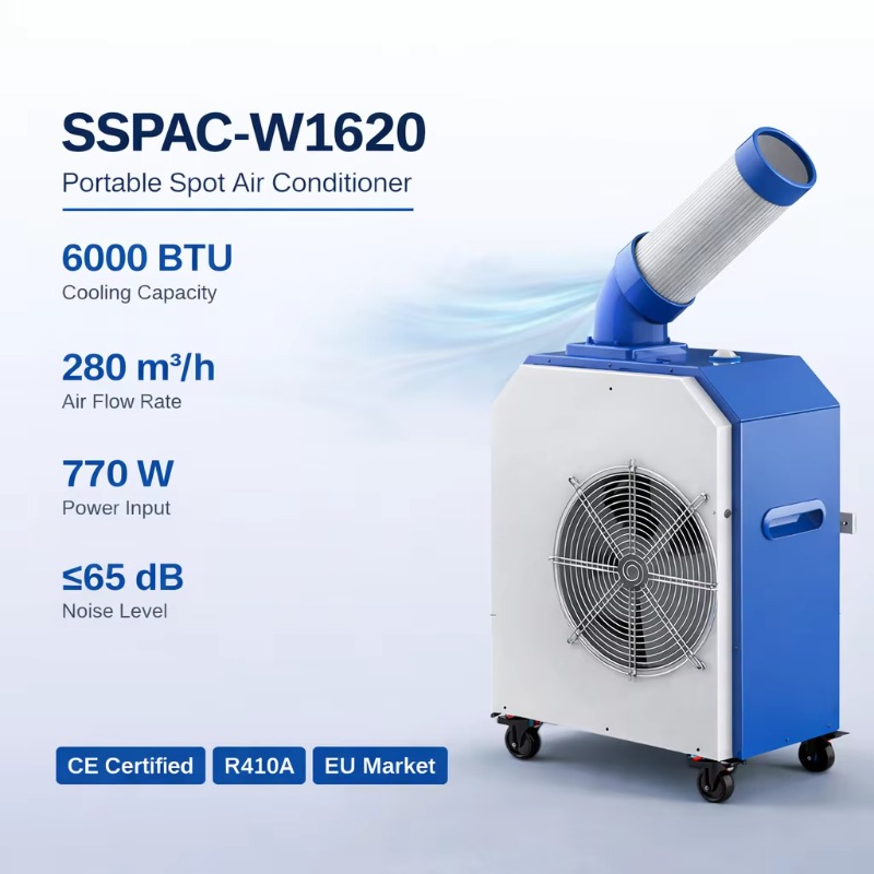 6000BTU Portable Spot Cooler f - đánh giá và giá Wedding Solution